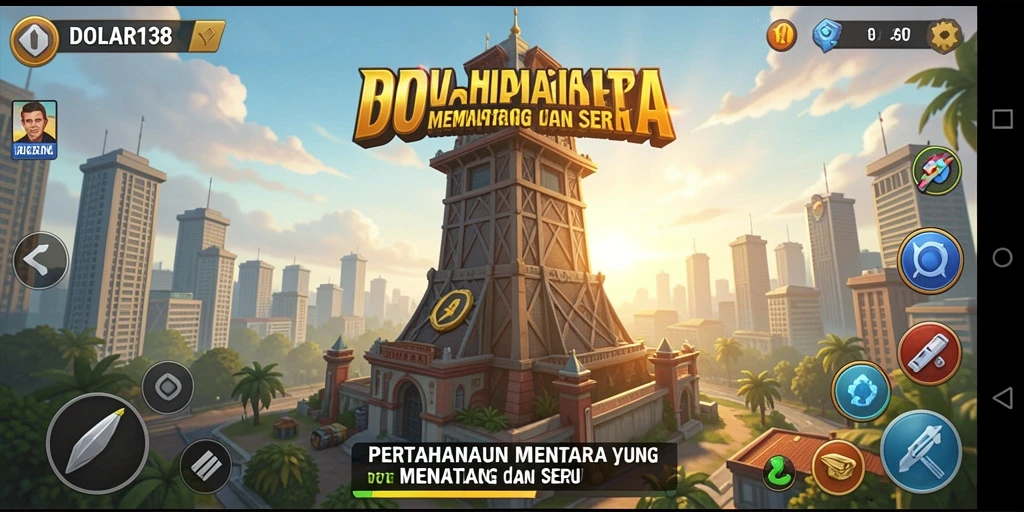 Gameplay seru DOLAR138 dengan strategi Tower Defense yang menantang.