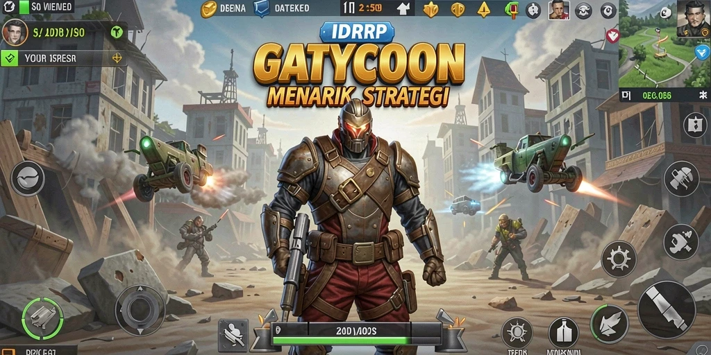 Gameplay seru di IDRRP dengan elemen Tycoon yang menarik.