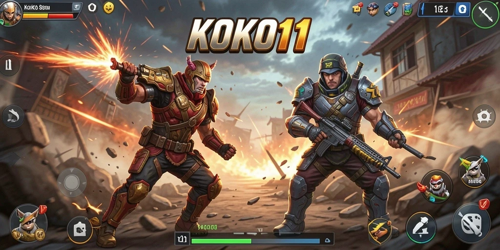 Gameplay seru KOKO11 yang penuh aksi dan tantangan.