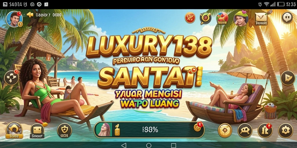 Tampilan gameplay seru dalam LUXURY138 yang penuh warna.
