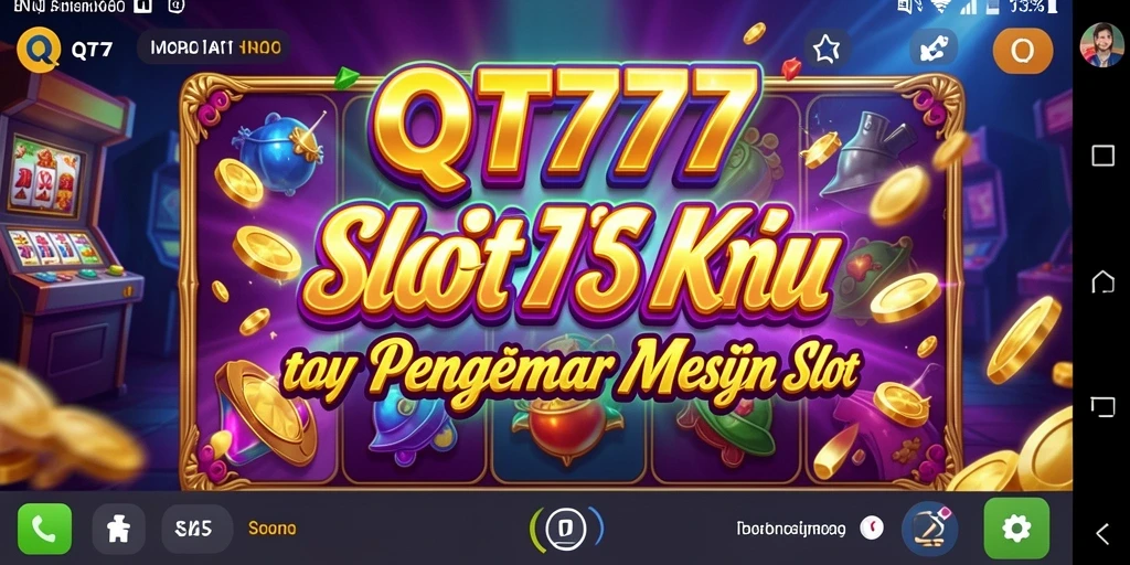 Screenshot menunjukkan momen mendebarkan saat bermain Slot QT777.