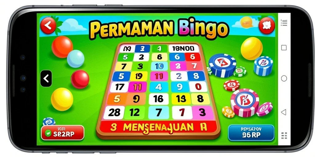 Tampilan gameplay seru dalam RP62RP dengan berbagai pilihan Bingo.