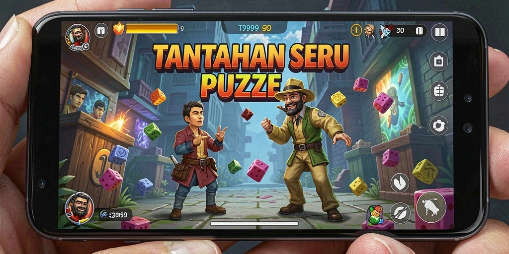 Tampak seru saat menyelesaikan teka-teki di T9999.