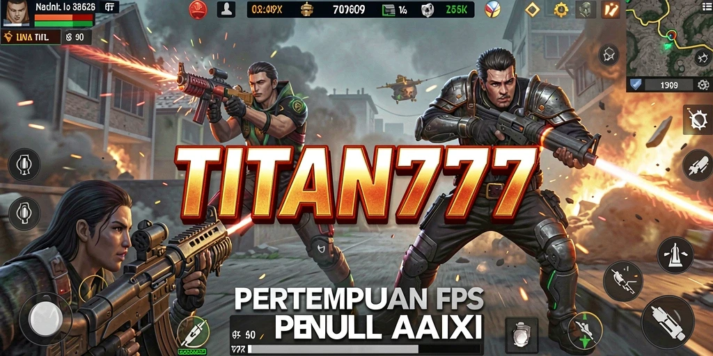 Gameplay intens di TITAN777 yang membuat adrenalin meluap.